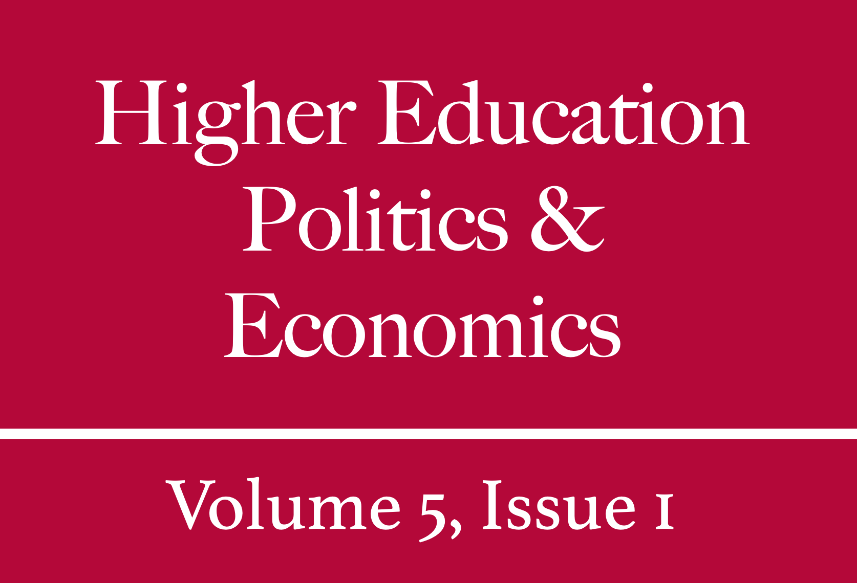 HEPE Volume 5, Issue 1