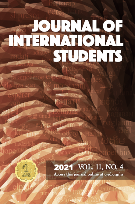 					View Vol. 11 No. 4 (2021): Journal of International Students
				