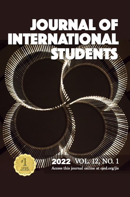 					View Vol. 12 No. 1 (2022): Journal of International Students
				